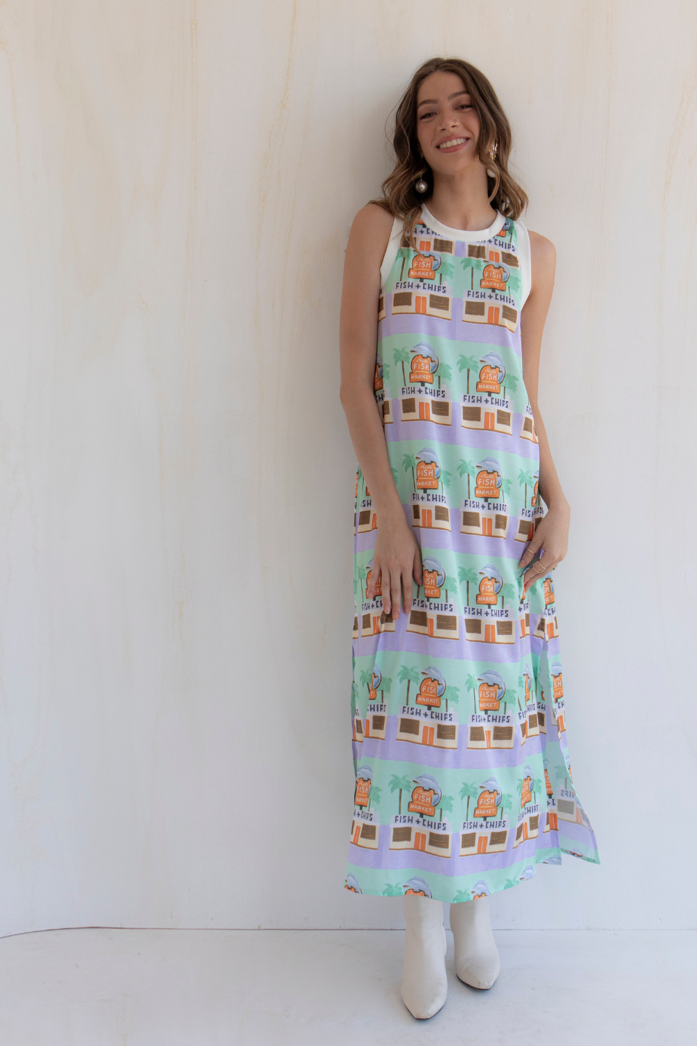 Vestido midi Juana Fish n' chips