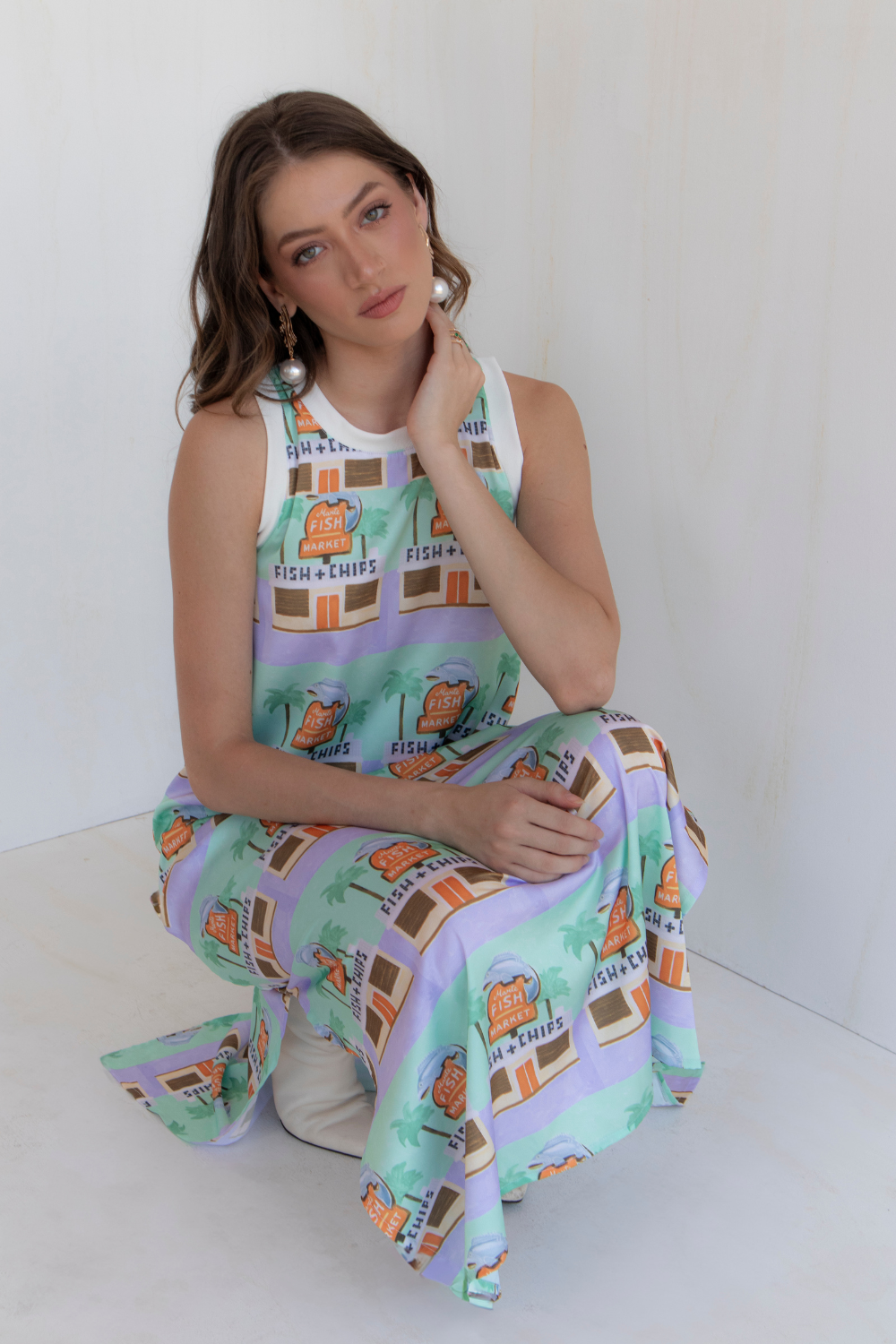 Vestido midi Juana Fish n' chips