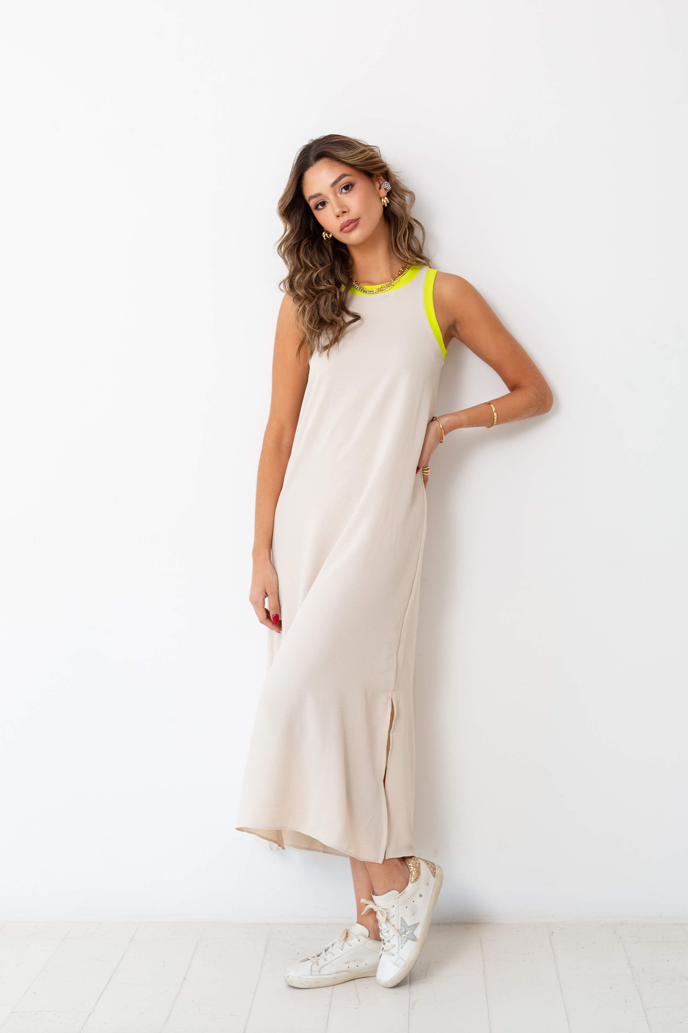 Vestido midi Juana Sand